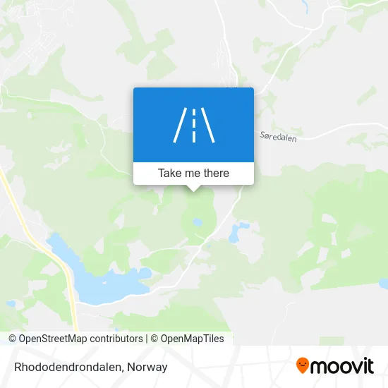 Rhododendrondalen map
