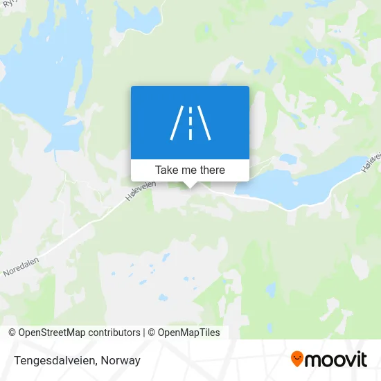 Tengesdalveien map