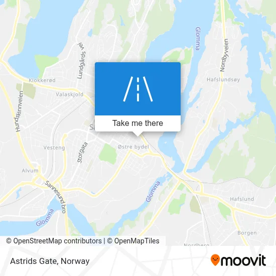 Astrids Gate map