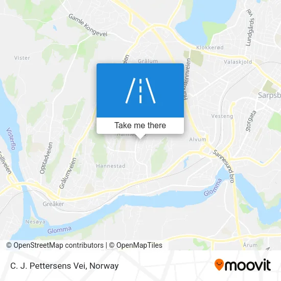 C. J. Pettersens Vei map