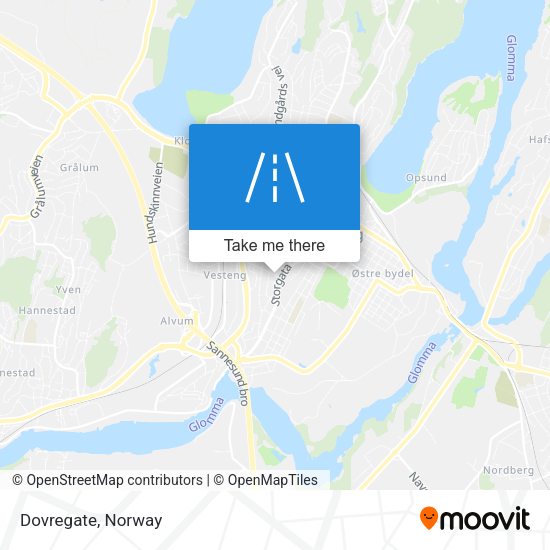 Dovregate map