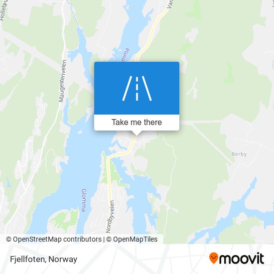 Fjellfoten map