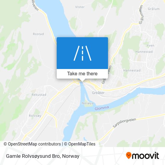 Gamle Rolvsøysund Bro map