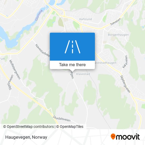 Haugevegen map