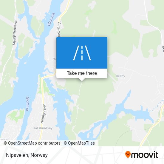 Nipaveien map