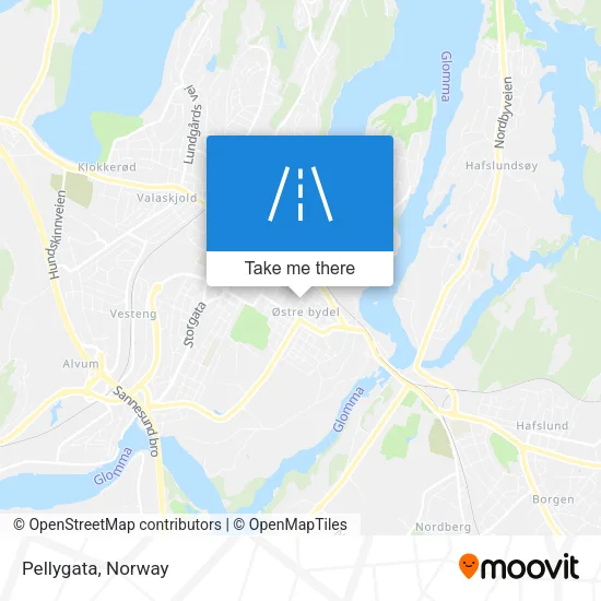 Pellygata map