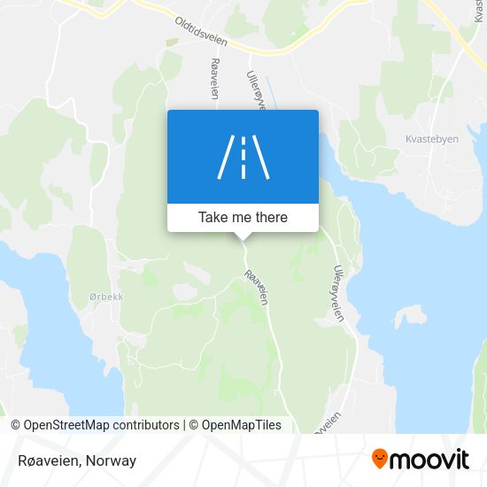 Røaveien map