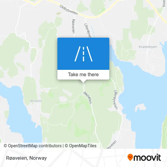 Røaveien map