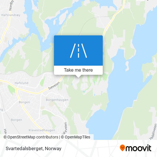 Svartedalsberget map