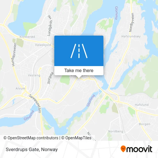 Sverdrups Gate map