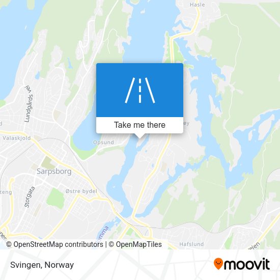 Svingen map