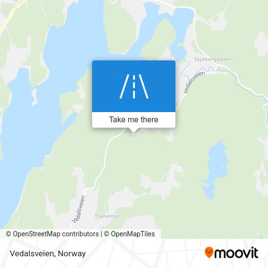 Vedalsveien map