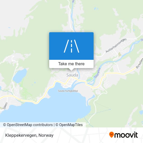 Kleppekervegen map