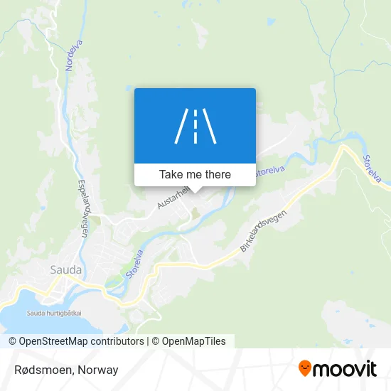 Rødsmoen map