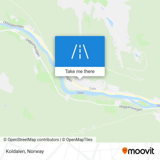 Koldalen map