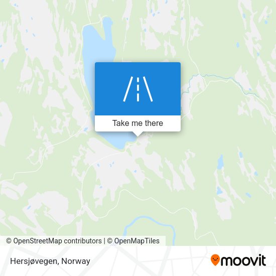 Hersjøvegen map