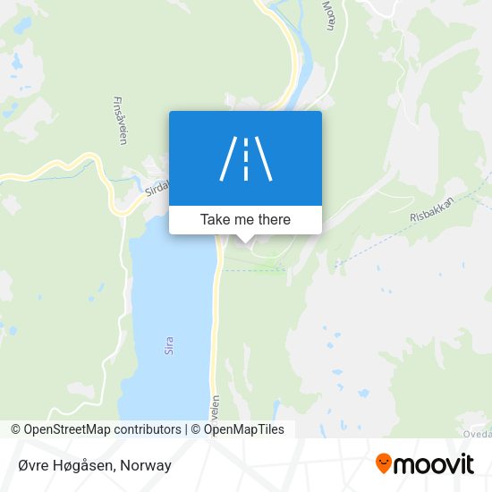 Øvre Høgåsen map