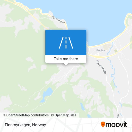 Finnmyrvegen map