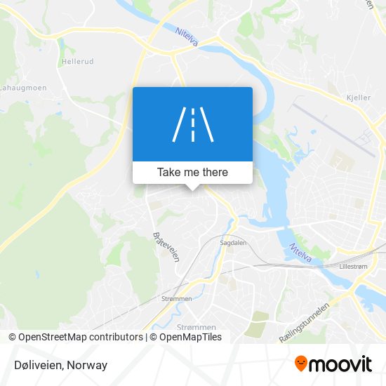 Døliveien map