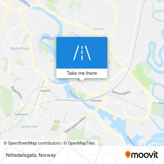 Nittedalsgata map
