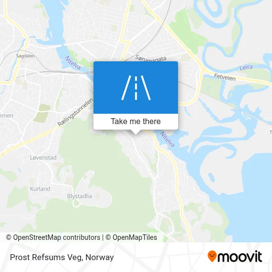 Prost Refsums Veg map