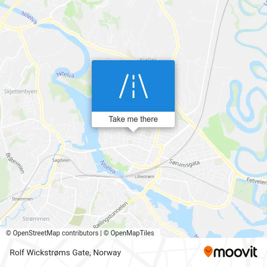 Rolf Wickstrøms Gate map