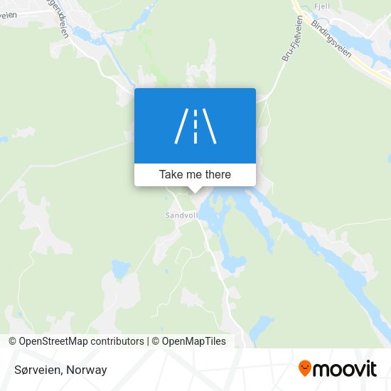 Sørveien map