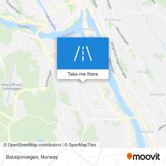 Bataljonvegen map