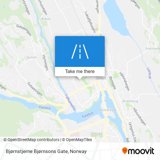 Bjørnstjerne Bjørnsons Gate map