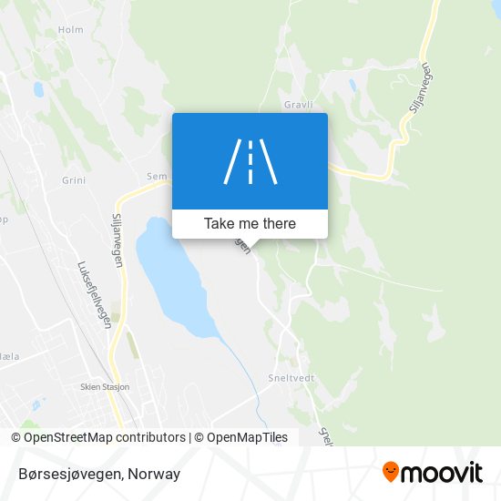 Børsesjøvegen map