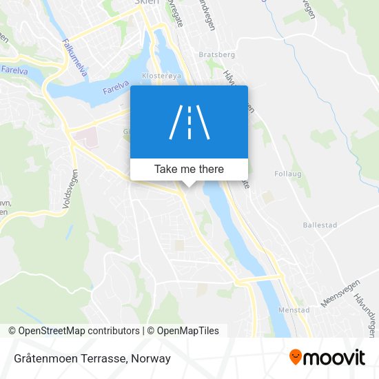 Gråtenmoen Terrasse map
