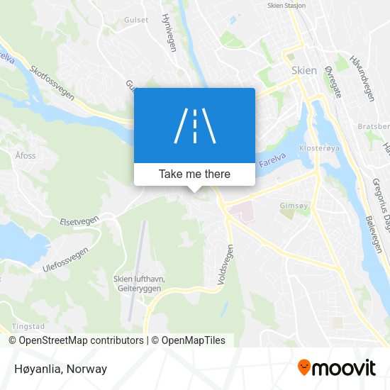 Høyanlia map