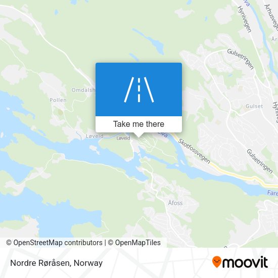 Nordre Røråsen map