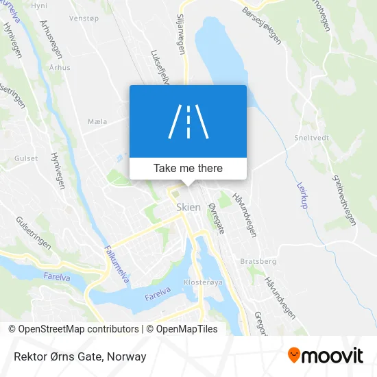 Rektor Ørns Gate map