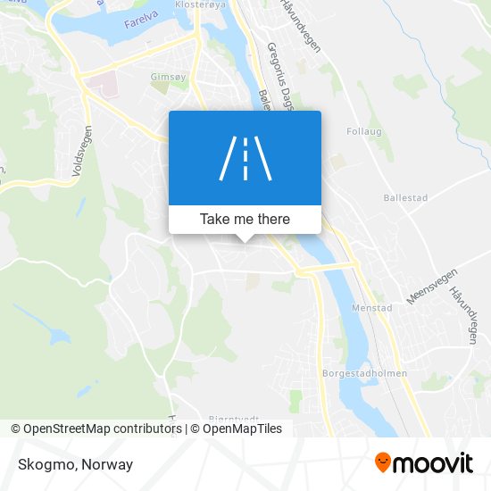 Skogmo map