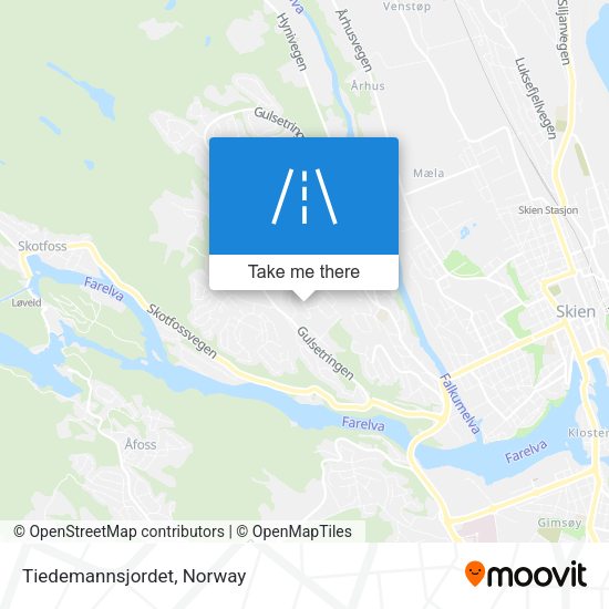 Tiedemannsjordet map