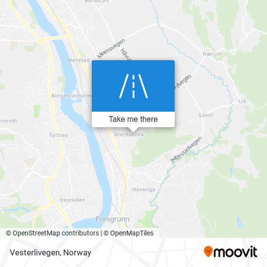 Vesterlivegen map