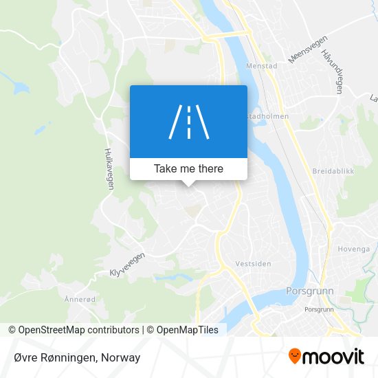 Øvre Rønningen map