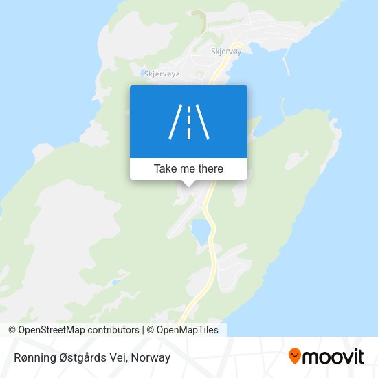 Rønning Østgårds Vei map