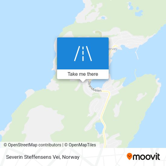 Severin Steffensens Vei map