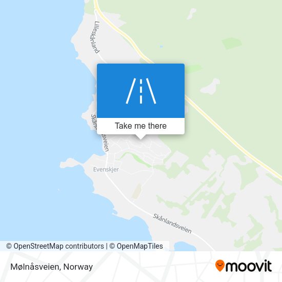 Mølnåsveien map