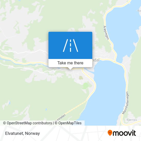 Elvatunet map