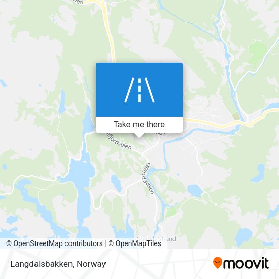 Langdalsbakken map