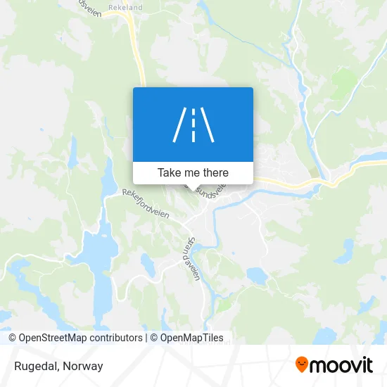Rugedal map