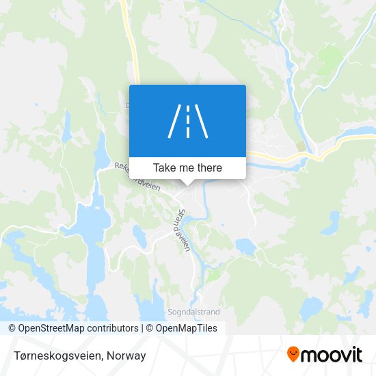 Tørneskogsveien map