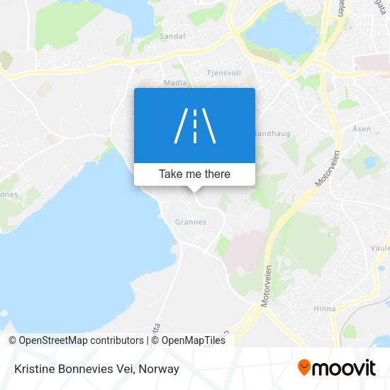 Kristine Bonnevies Vei map