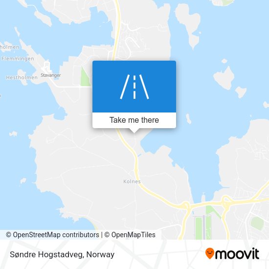 Søndre Hogstadveg map