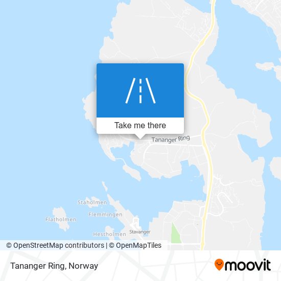 Tananger Ring map