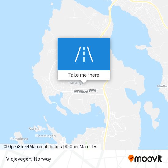 Vidjevegen map