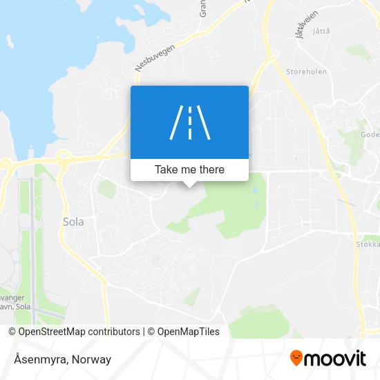 Åsenmyra map